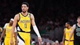 Pacers' Tyrese Haliburton Exits Game 2 Loss to Celtics With Leg Injury