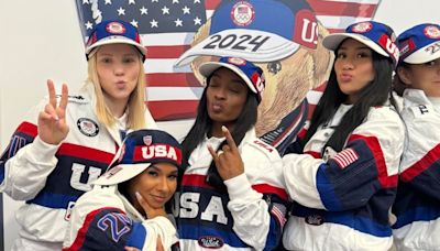 Simone Biles Shows USA Gymnastics Team's Olympic Tracksuits