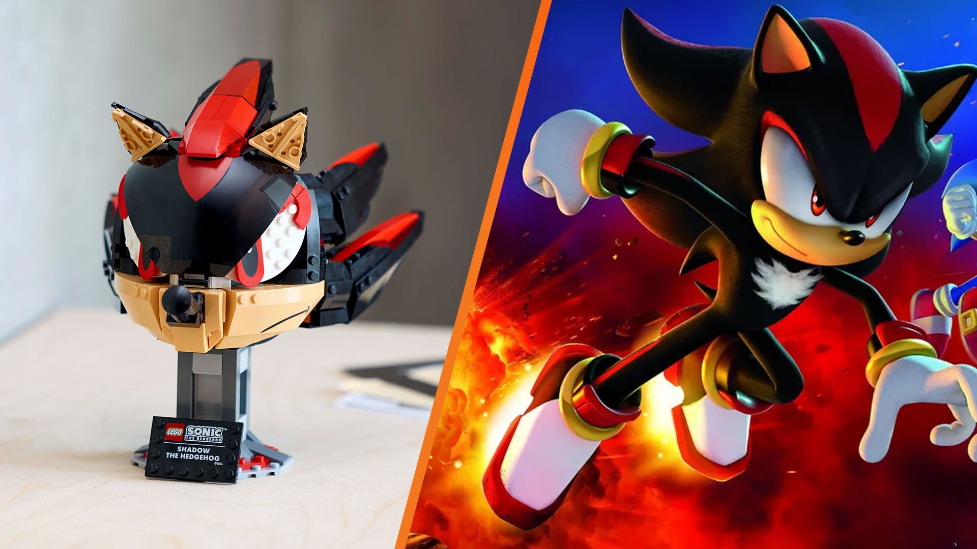 A Lego Shadow the Hedgehog bust is coming in October | VGC