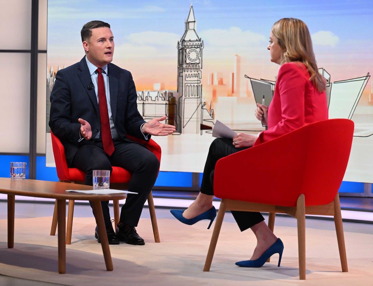 Wes Streeting fails to name all of Labour's six pledges when quizzed by Laura Kuenssberg