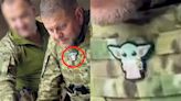 Ukraine's 'Iron General' was spotted on video rocking an unusual Baby Yoda patch, and it's not immediately clear why