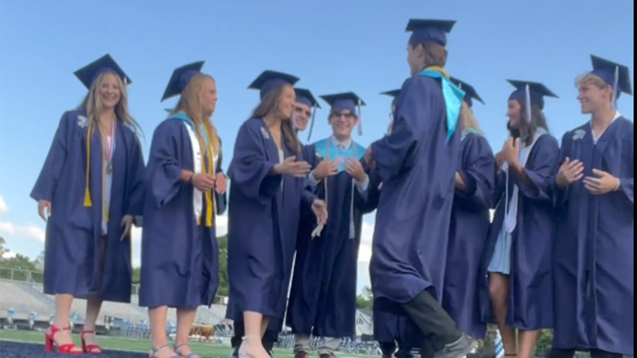 ‘Blink and you’ll miss it’: Ohio graduation video goes viral