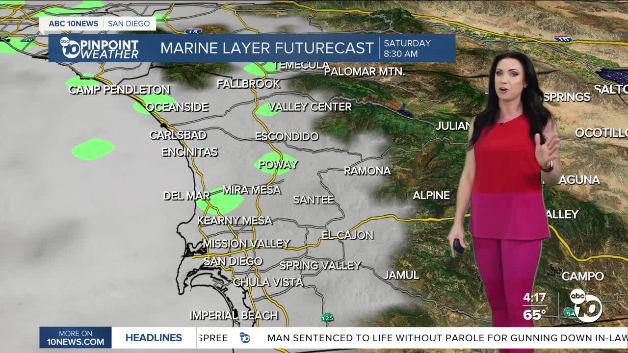 San Diego's Weather Forecast for May 31, 2024: Uneven coastal clearing