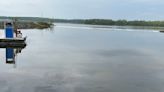 Buck Creek Marina remains closed as crews clean up unknown substance in water