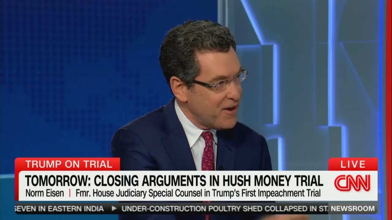 CNN Legal Analysts Puts Odds on Trump Conviction in Hush Money Trial Days Before Closing Arguments