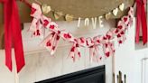 Stich ribbons end-on-end for a pretty bow garland! A handy tool will be your sidekick...