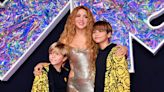Shakira Shimmers With Her Sons on the 2023 MTV Video Music Awards Red Carpet