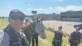 ‘Horsing around’: Oklahoma City police officers wrangle runaway horse