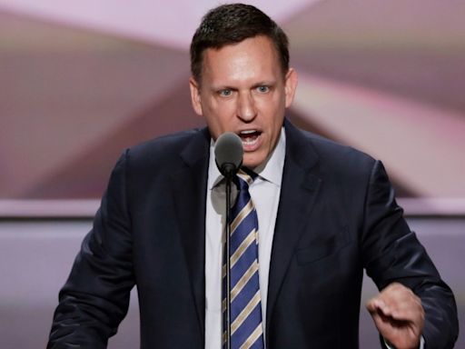 Ex-Trump backer Peter Thiel: ‘If you hold a gun to my head, I’ll vote for Trump’