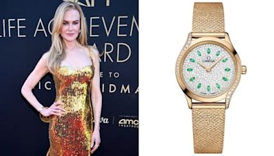 Nicole Kidman Just Wore a One-of-a-Kind Gem-Set Omega on the Red Carpet