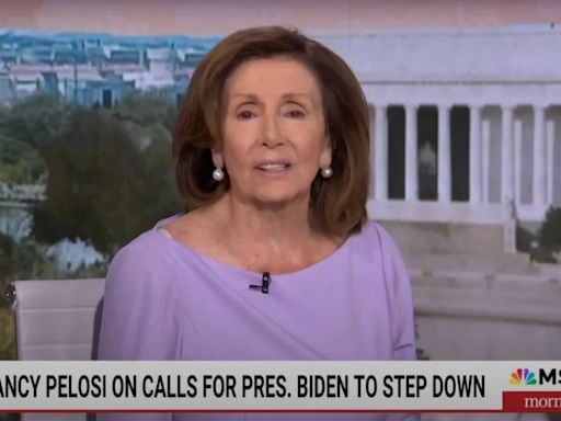 Nancy Pelosi Dodges ‘Morning Joe’ Question on Biden Candidacy, Says It’s ‘Up to the President’ to Decide