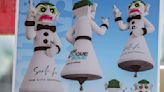 That's so 2013: Zozobra's first hot air balloon design goes classic with contemporary touches