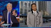 Jessica Williams Crashes Jon Stewart’s Trump Trial Rant