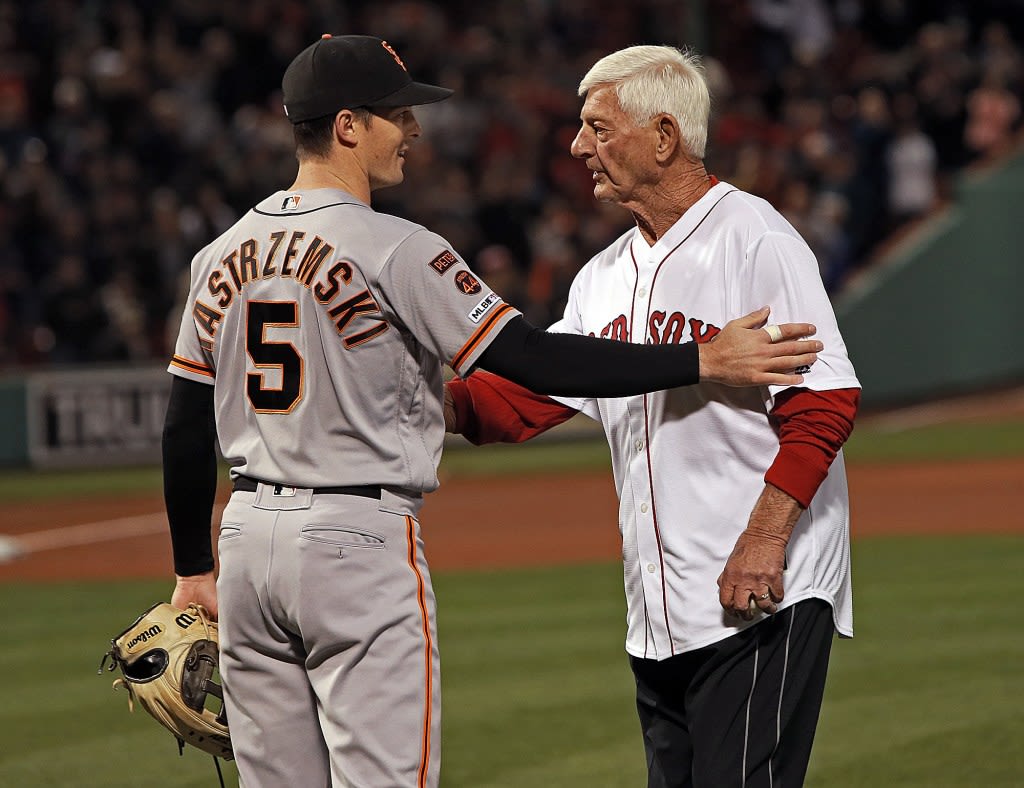 Mike Yastrzemski, grandson of Red Sox royalty, returns to Fenway Park in much different place