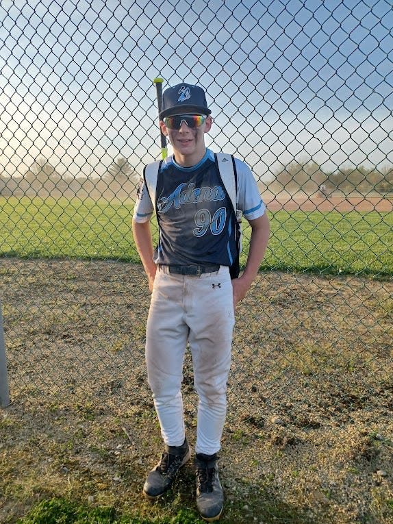 How an eighth grader combined his passions to help fundraise for Adena's baseball program