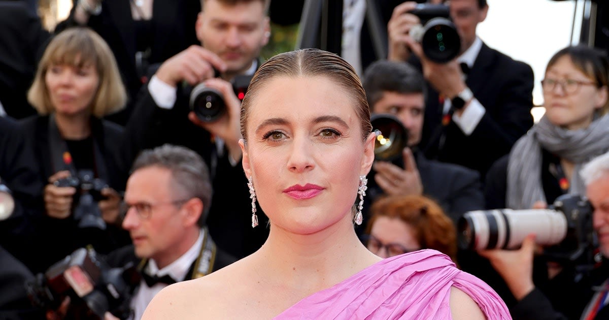 Greta Gerwig Finally Gets A Barbiecore Fashion Moment of Her Own