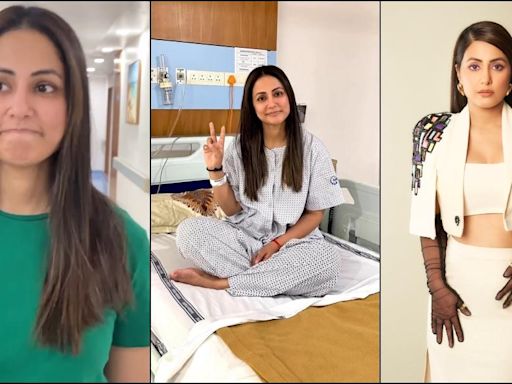 Hina Khan went straight to hospital for first chemotherapy after getting award; shares video [details]
