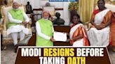 Narendra Modi Submits his Resignation to the President, Prepares for Historic Third Term as PM