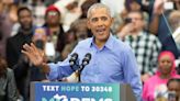 Barack Obama Reacts After Supporter Calls Him 'Fine' During His Speech on Campaign Trail