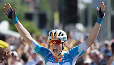 Dutch rider Charlotte Kool wins on home soil to take first stage of Tour de France for women