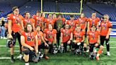 'I'm proud of our kids.' Lawrenceburg falls short in IHSAA 3A state final, 34-14