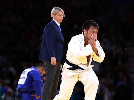 Judo: Kazakhstan's Yeldos Smetov wins men's -60kg Olympic gold as France's Luka Mkheidze takes silver