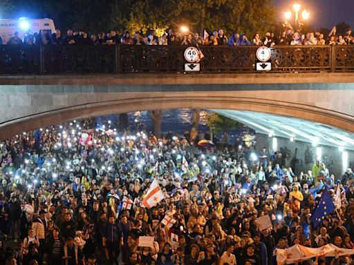 50,000 protest Georgia’s foreign agent bill as US sounds alarm over ‘Kremlin-style’ law