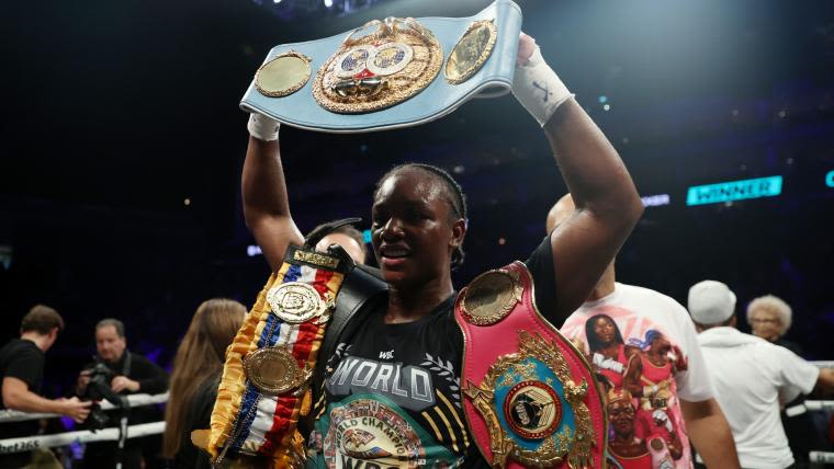 Claressa Shields vs. Vanessa Lepage-Joanisse results: The GWOAT is heavyweight champ, scores brutal TKO 2 win | Sporting News