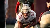 Standing up to it: FSU football's Maurice Smith has become a mainstay at center