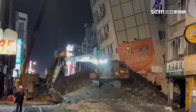 影／拚週四開拆！富凱大飯店持續補土 建設處：若雨太大仍會停工