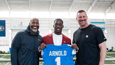 Terrion Arnold will wear No. 0 as Lions rookies pick their jerseys