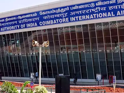 Coimbatore airport receives bomb threat; flight services not affected | Chennai News - Times of India