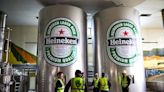 Heineken UK sales volumes fall as price of pint rises