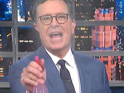 Stephen Colbert Dogs 'Desperate' VP Wannabe With Bad News About Trump