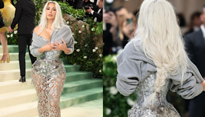 Kim Kardashian’s Met Gala 2024 tiny waist look sparks concern online | See Pics - Times of India