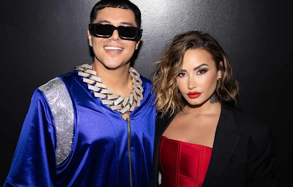 Demi Lovato Performs New Bilingual Collaboration 'Chula' with Grupo Firme in Texas
