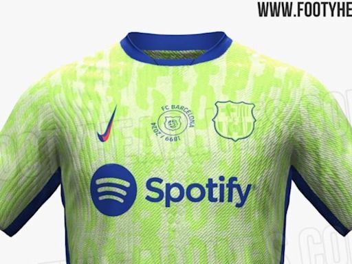 Sale a la luz la tercera camiseta del Barça 2024-25