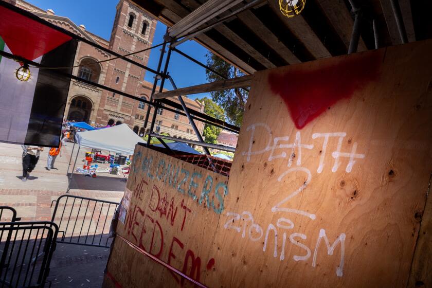 'Are you a Zionist?' Checkpoints at UCLA encampment provoked fear, debate among Jews