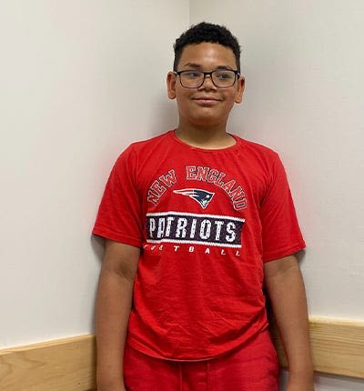Monday's Child: Thoughtful, compassionate Elyjah, 13, loves animals, basketball and video games