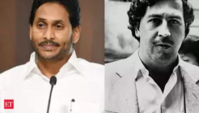 Andhra CM N Chandrababu Naidu compares Jagan Reddy to Pablo Escobar over alleged ganja menace - The Economic Times
