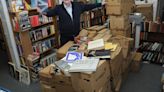 Award-winning author who passed away donates over 2,000 books to Paisley shop