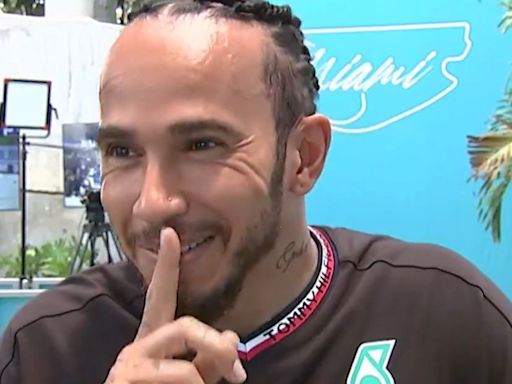 Hamilton forced to apologise live on TV for huge blunder at Miami Grand Prix