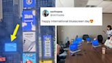 25 Wild Pictures Of "Blue Screens Of Death" From Around The World Because Of The CrowdStrike Outage