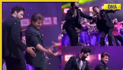 Shah Rukh Khan teaches his signature pose to Vicky Kaushal; duo grooves to ‘Mere Mehboob Mere Sanam’ at IIFA 2024, watch