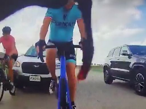 Cyclists Run Over By Hit-and-Run Driver In Graphic Video