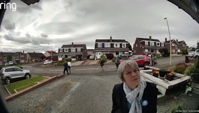 Theresa May stuns homeowner after leaving Ring doorbell message