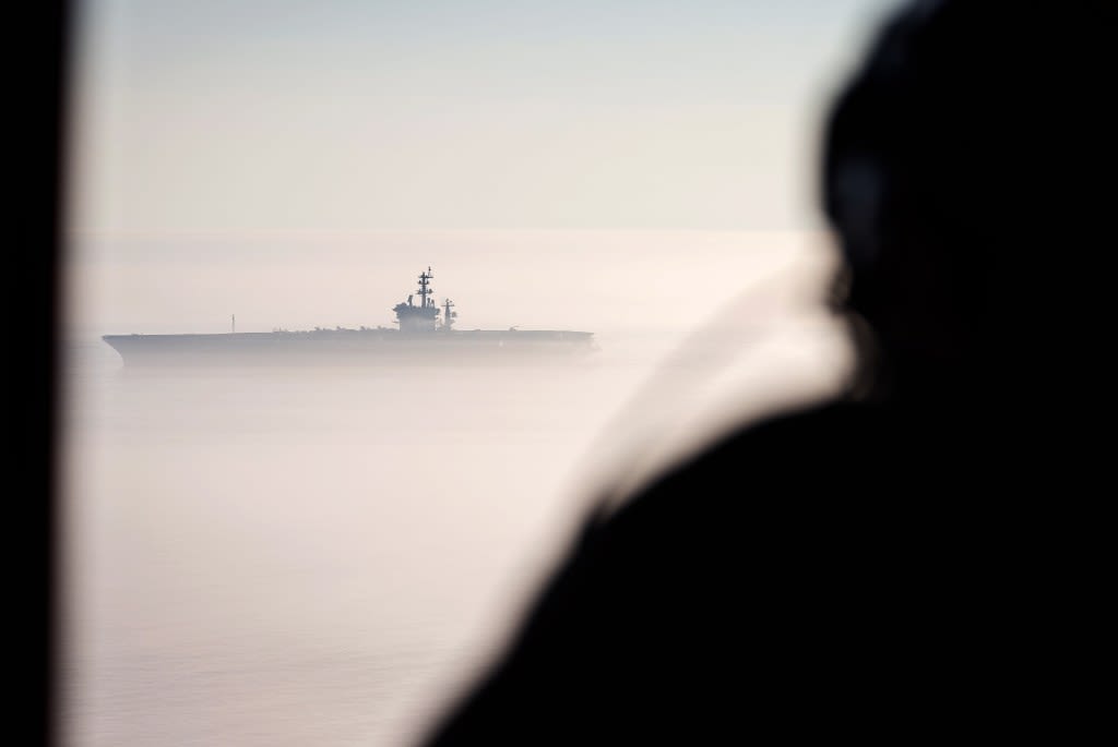 USS Dwight D. Eisenhower returning home after months at sea in combat zone