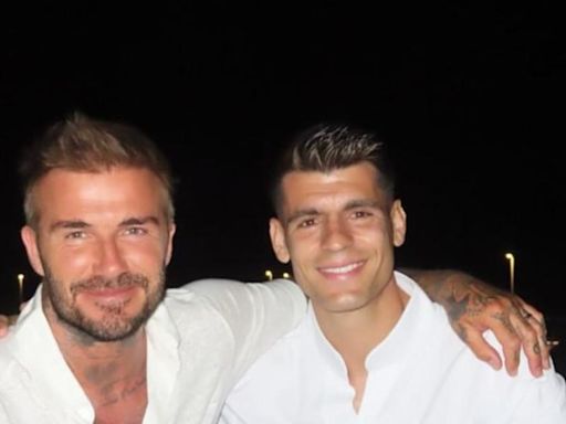 Encuentro Morata-Beckham: ¿Hablaron de Gibraltar?