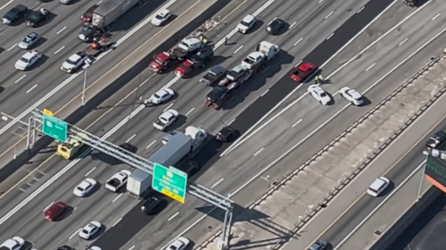 I-85 northbound reopens in Gwinnett County after ice cream truck flips over