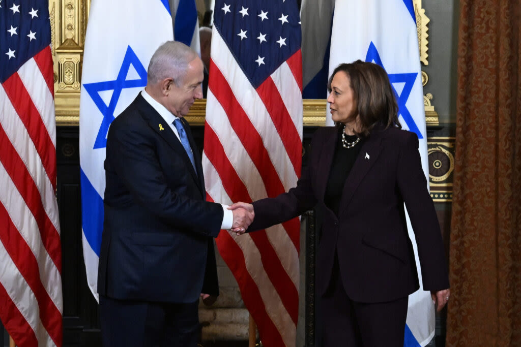 VP Harris meets with Netanyahu to discuss Israel-Hamas war in Gaza